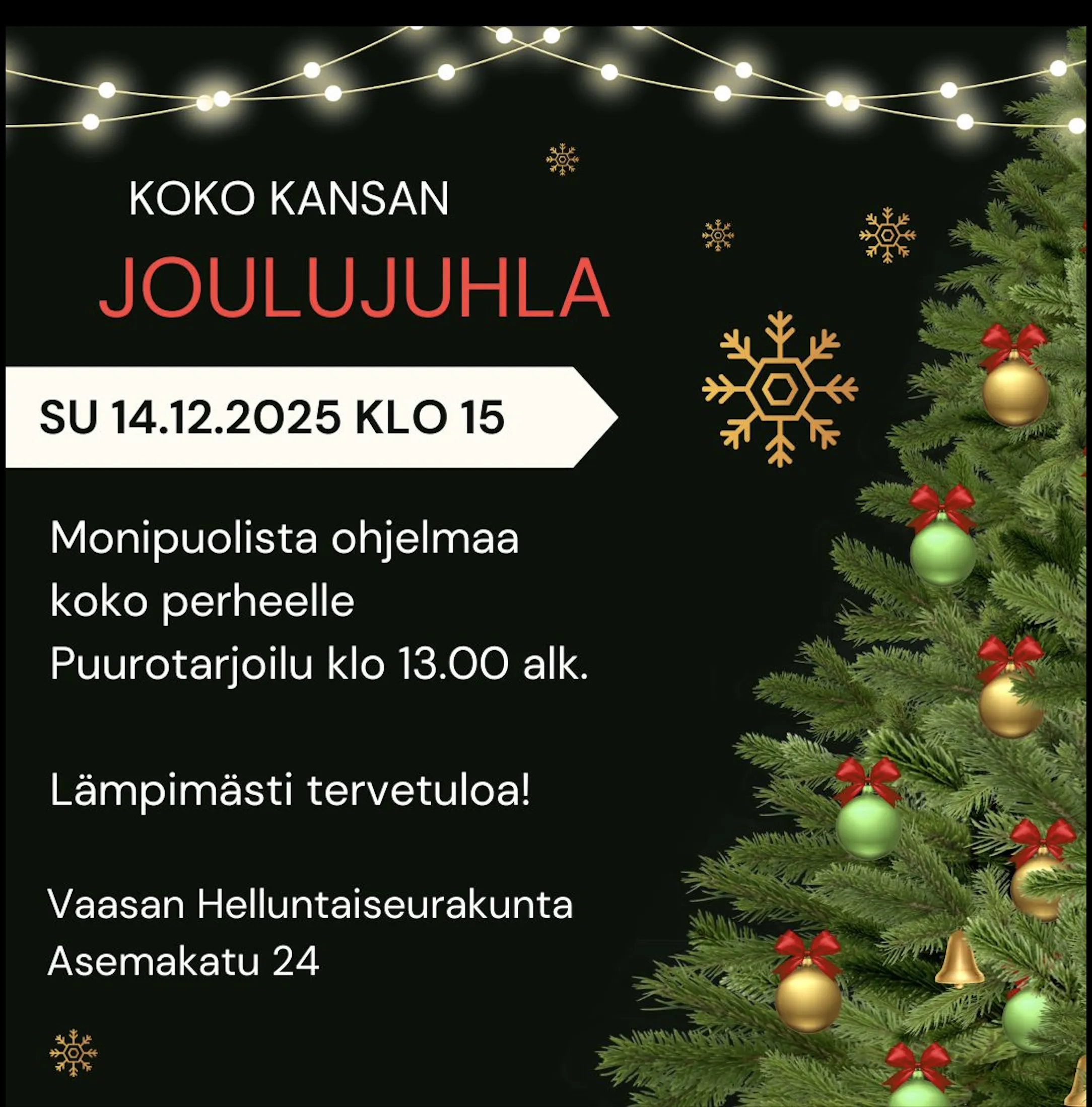 Joulujuhla 2025
